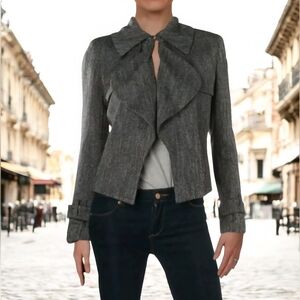 Anne Klein Dark Gray Women's Blazer